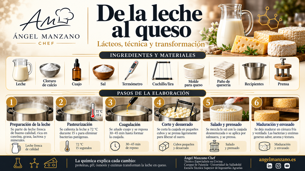de la leche al queso artesanal